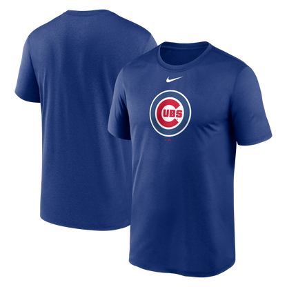 Camiseta Nike Dri-Fit Royal de los Chicago Cubs para hombre con logo grande