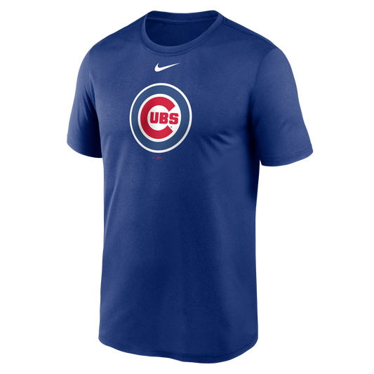 Camiseta Nike Dri-Fit Royal de los Chicago Cubs para hombre con logo grande