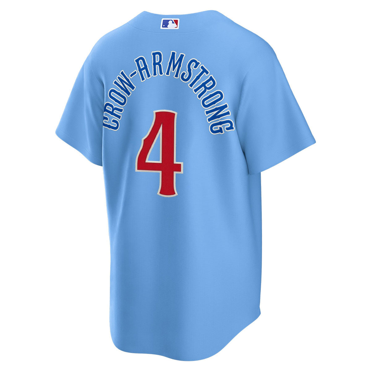 NIKE Men's Chicago Cubs Pete Crow-Armstrong #4 Light Blue 2nd Alternate Replica Jersey