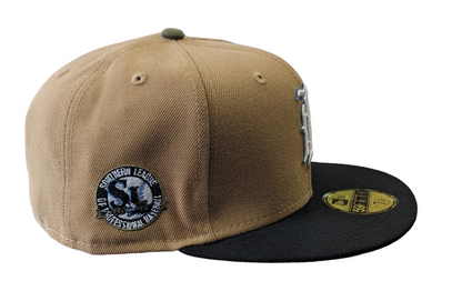 Gorra ajustada 59FIFTY Birmingham Barons "Biff" New Era Southern League caqui/negro/oliva