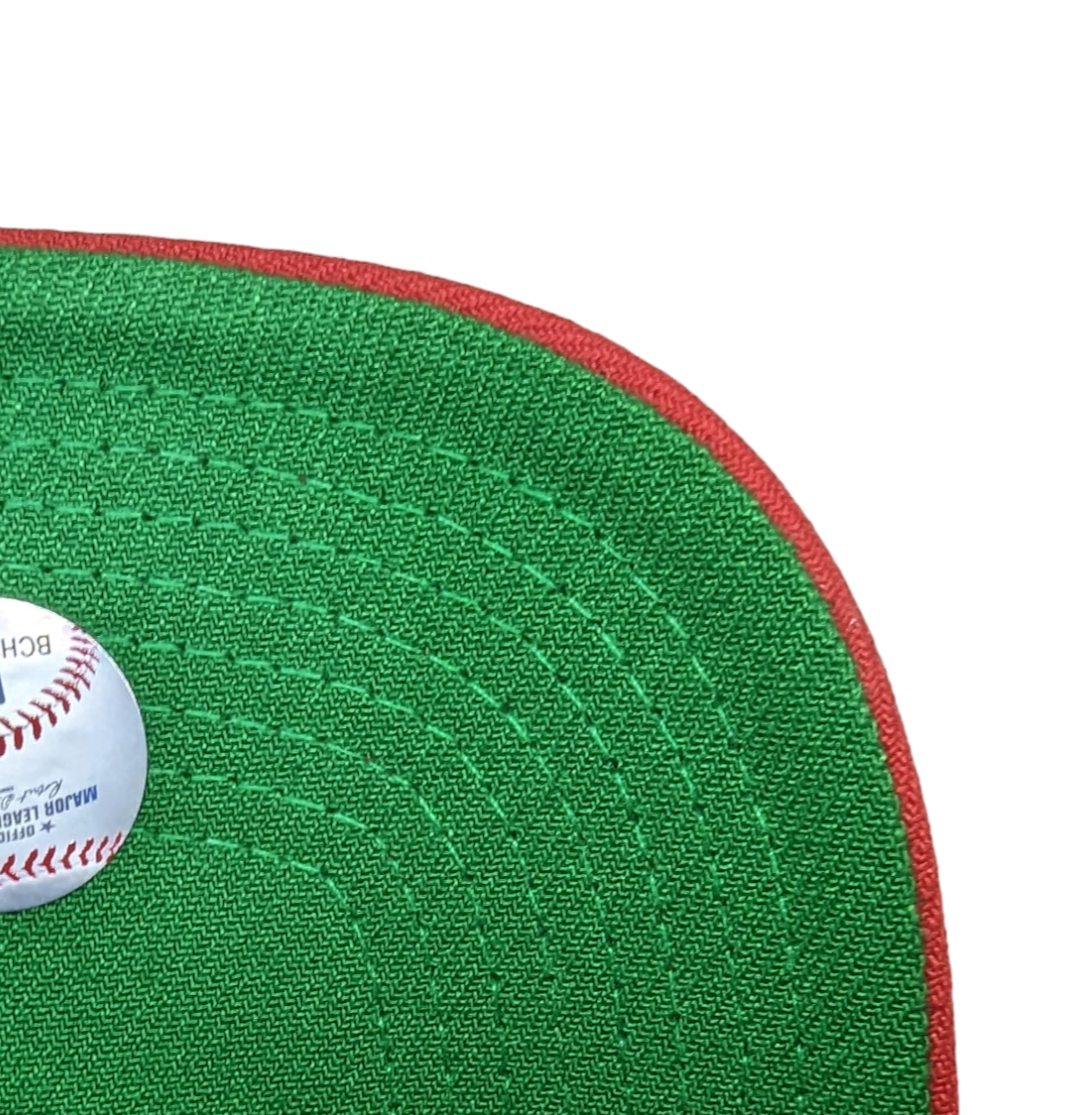 Gorra New Era 39THIRTY Flex Fit roja de los Chicago White Sox Classic 1972 Cooperstown Classics