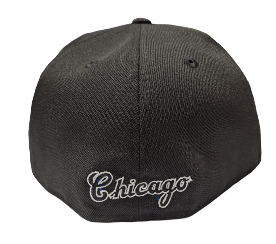 Chicago White Sox New Era Diamond Alternate Logo 59FIFTY Fitted Hat - Black