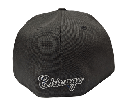 Chicago White Sox New Era Diamond Alternate Logo 59FIFTY Fitted Hat - Black