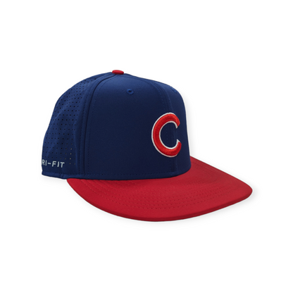 NIKE Chicago Cubs 2 Tone Deep Royal/Red Aero True Adjustable Dri-Fit Performance Hat