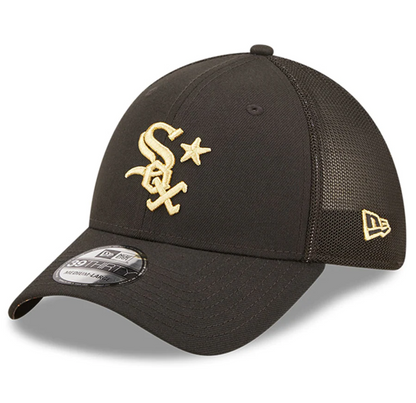 Chicago White Sox New Era 2022 All Star Game Black/ Gold 39THIRTY Flex Fit Hat