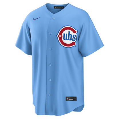 NIKE Men's Chicago Cubs Michael Busch #29 Light Blue 2nd Alternate Replica Jersey