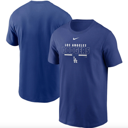 Camiseta Nike Royal Color Bar de los Angeles Dodgers para hombre