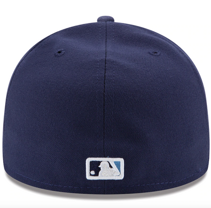 Men's Tampa Bay Rays New Era Navy Game Authentic Collection On-Field 59FIFTY Fitted Hat
