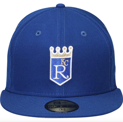 Men's Kansas City Royals New Era Royal Cooperstown Collection Wool 59FIFTY Fitted Hat