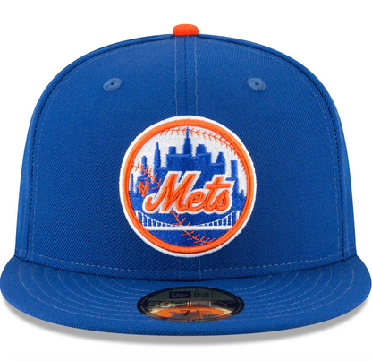 Men's New York Mets New Era Blue 1962 Cooperstown Collection Wool 59FIFTY Fitted Hat