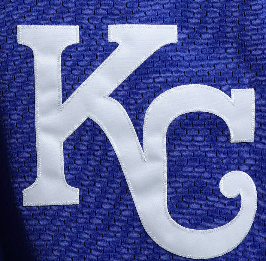 Men's Mitchell & Ness Authentic Replica Bo Jackson Kansas City Royals 1989 Blue Mesh Batting Practice Jersey