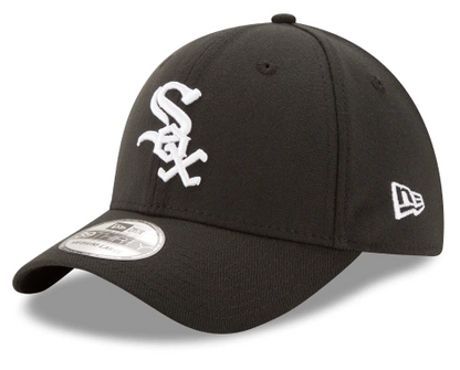 Junior Chicago White Sox New Era Black Team Classic 39THIRTY Flex Hat