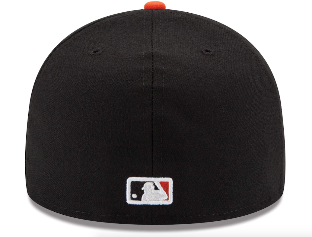 Men's Baltimore Orioles New Era White/Orange Home Authentic Collection On-Field 59FIFTY Fitted Hat