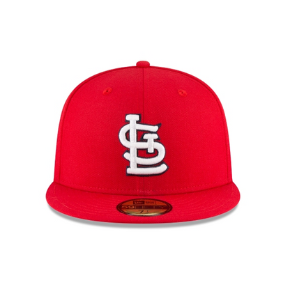 Gorra ajustada de lana 59FIFTY New Era de los Cardenales de San Luis de la Serie Mundial de 2006 - Roja