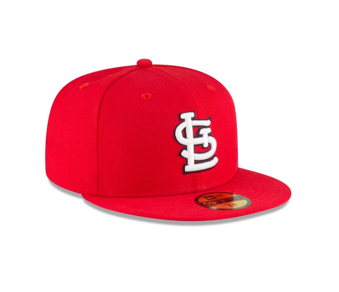 Gorra ajustada de lana 59FIFTY New Era de los Cardenales de San Luis de la Serie Mundial de 2006 - Roja