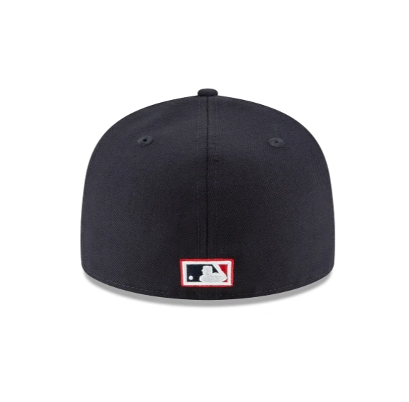 Gorra ajustada 59FIFTY de lana California Angels New Era azul marino 1971 Cooperstown Collection para hombre