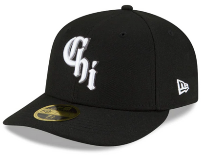 Gorra ajustada 59FIFTY New Era Black City Connect de perfil bajo de los Chicago White Sox