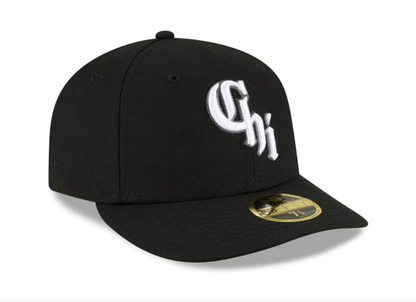 Gorra ajustada 59FIFTY New Era Black City Connect de perfil bajo de los Chicago White Sox