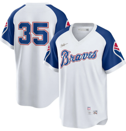 Nike Men's Atlanta Braves Phil Niekro Cooperstown Collection Home Replica Cool Base Jersey