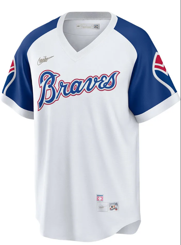 Nike Men's Atlanta Braves Phil Niekro Cooperstown Collection Home Replica Cool Base Jersey
