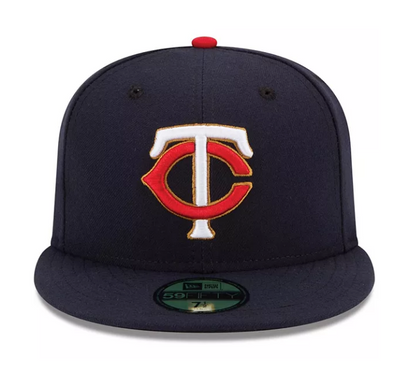 Men's Minnesota Twins New Era Navy Alternate Authentic Collection On-Field 59FIFTY Fitted Hat