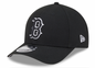 Gorra ajustable Boston Red Sox en blanco y negro New Era M-Crown 9FORTY