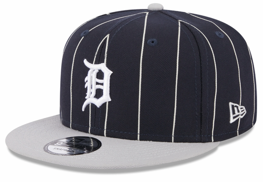 Detroit Tigers Navy/Gray Vintage New Era 9FIFTY Snapback Hat