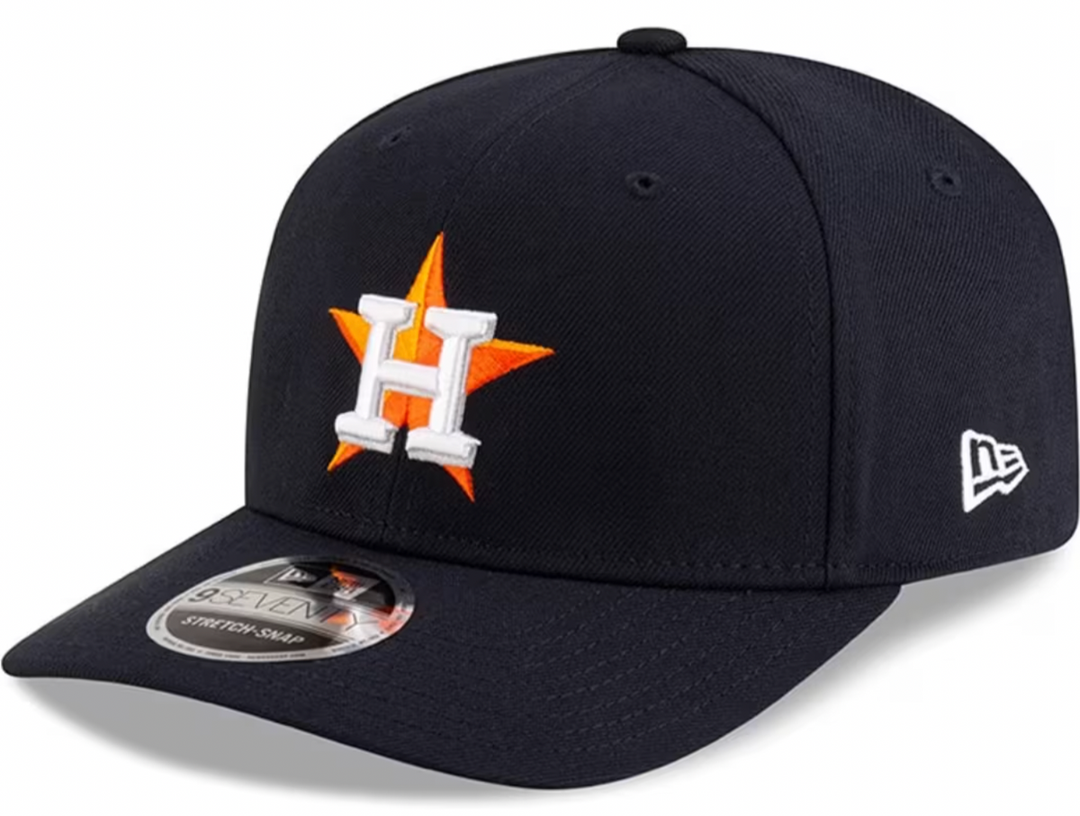 Houston Astros Navy New Era Player Replica 9SEVENTY Stretch Snap Adjustable Hat