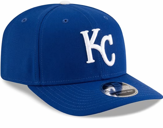Gorra ajustable New Era Player Replica 9SEVENTY Stretch Snap azul de los Kansas City Royals