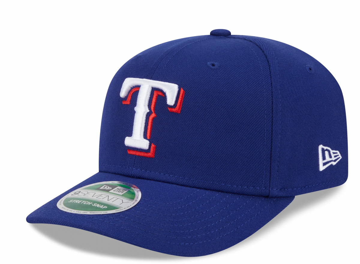 Texas Rangers Blue New Era Player Replica 9SEVENTY Stretch Snap Adjustable Hat