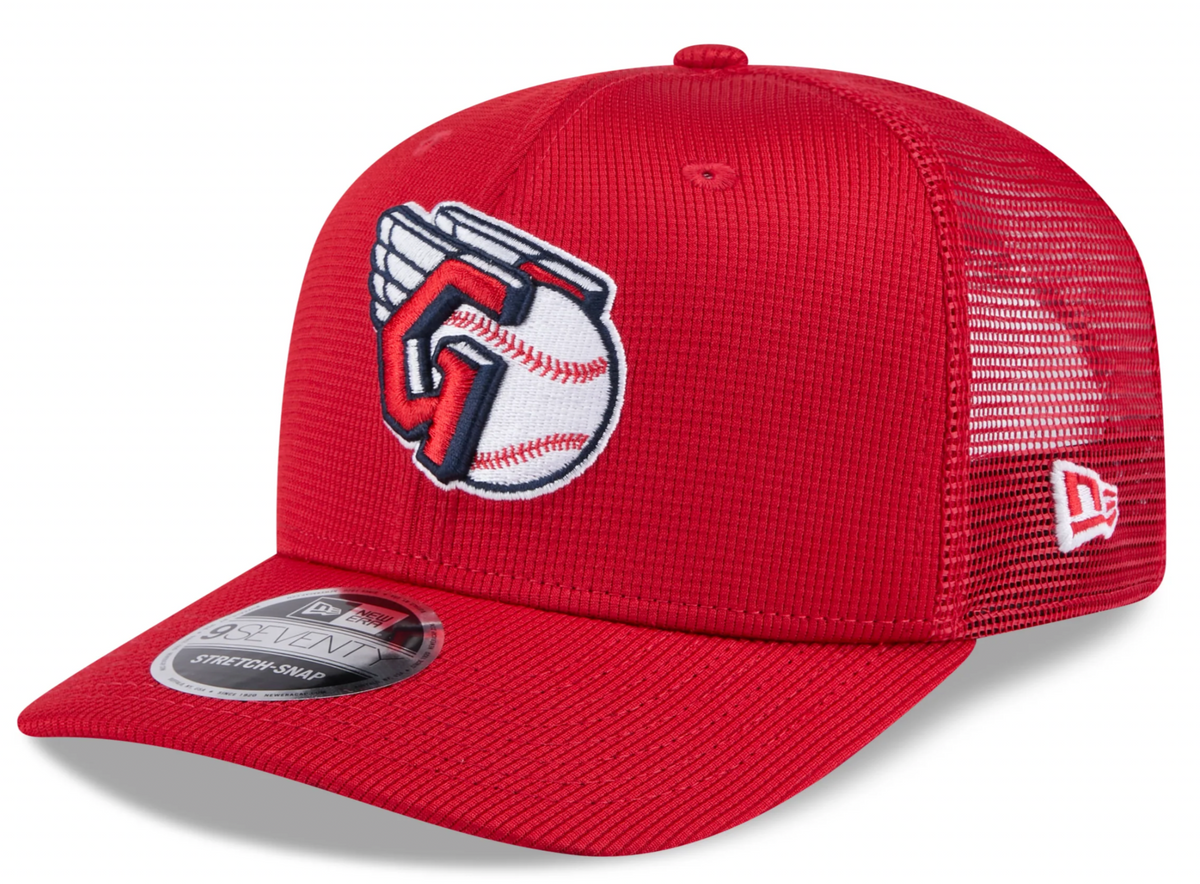 Cleveland Guardians New Era Red 2025 Spring Training 9SEVENTY Trucker Hat