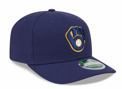 Milwaukee Brewers Navy New Era Player Replica 9SEVENTY Stretch Snap Adjustable Hat