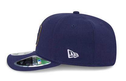 Milwaukee Brewers Navy New Era Player Replica 9SEVENTY Stretch Snap Adjustable Hat