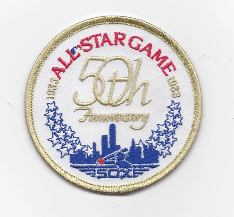 Parche alternativo en la manga de la camiseta del Juego de las Estrellas del 50.º aniversario de los Chicago White Sox