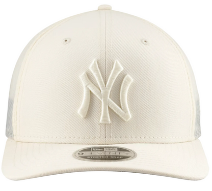 Men's New York Yankees New Era Light Beige Color Pack 9SEVENTY Trucker Adjustable Hat