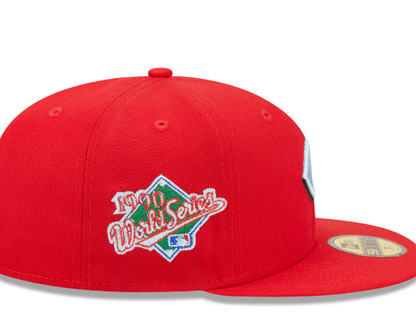Cincinnati Reds Classic 1990 World Series Red New Era 59Fifty Fitted Hat