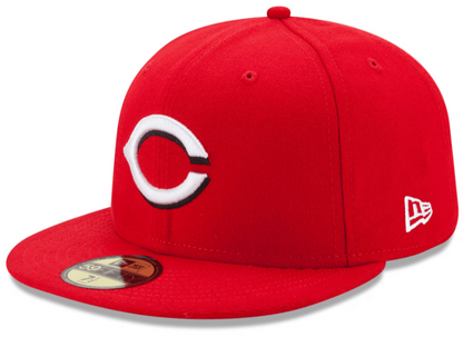 Gorra ajustada 59FIFTY On-Field de la colección Authentic de los Cincinnati Reds New Era roja de local para hombre