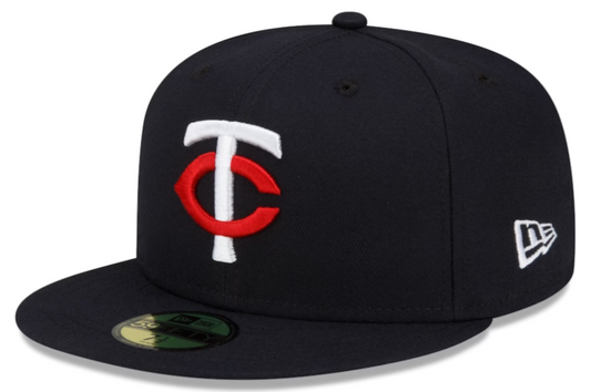 Men's Minnesota Twins New Era Navy Authentic Collection Home 59FIFTY Fitted Hat