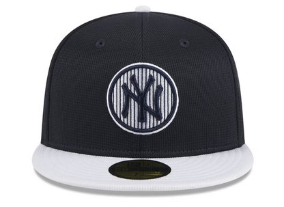 Gorra ajustada New York Yankees New Era azul marino 2024 Batting Practice 59FIFTY para hombre