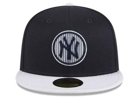 Gorra ajustada New York Yankees New Era azul marino 2024 Batting Practice 59FIFTY para hombre