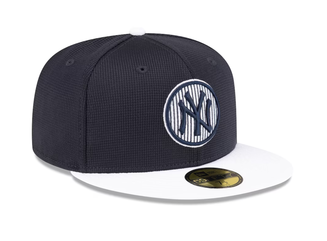 Gorra ajustada New York Yankees New Era azul marino 2024 Batting Practice 59FIFTY para hombre