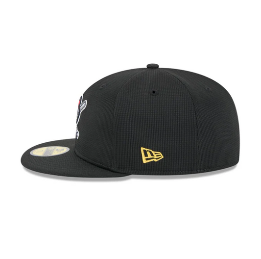 Pittsburgh Pirates New Era Black 2025 Spring Training 59FIFTY Fitted Hat