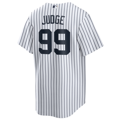 Men's Aaron Judge New York Yankees Nike Home White Replica Jersey With Name