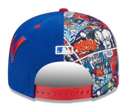 Chicago Cubs New Era 2025 Diamond Hero Royal/Red 9FIFTY Snapback Hat