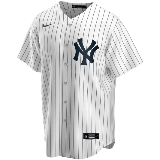 Camiseta oficial réplica de jugador de los New York Yankees para la temporada de inicio, Nike Andy Petite n.º 46 en blanco para hombre