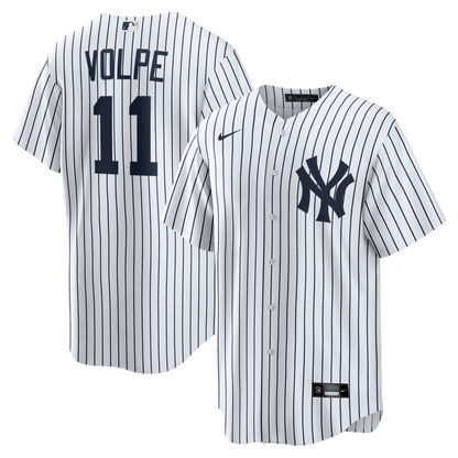 Men's Anthony Volpe New York Yankees Nike Home White Replica Jersey