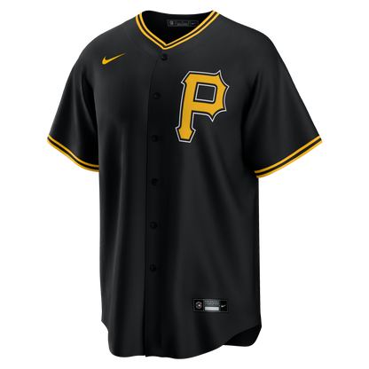 Men's Paul Skenes Pittsburgh Pirates Nike Black Alternate Replica Team Jersey