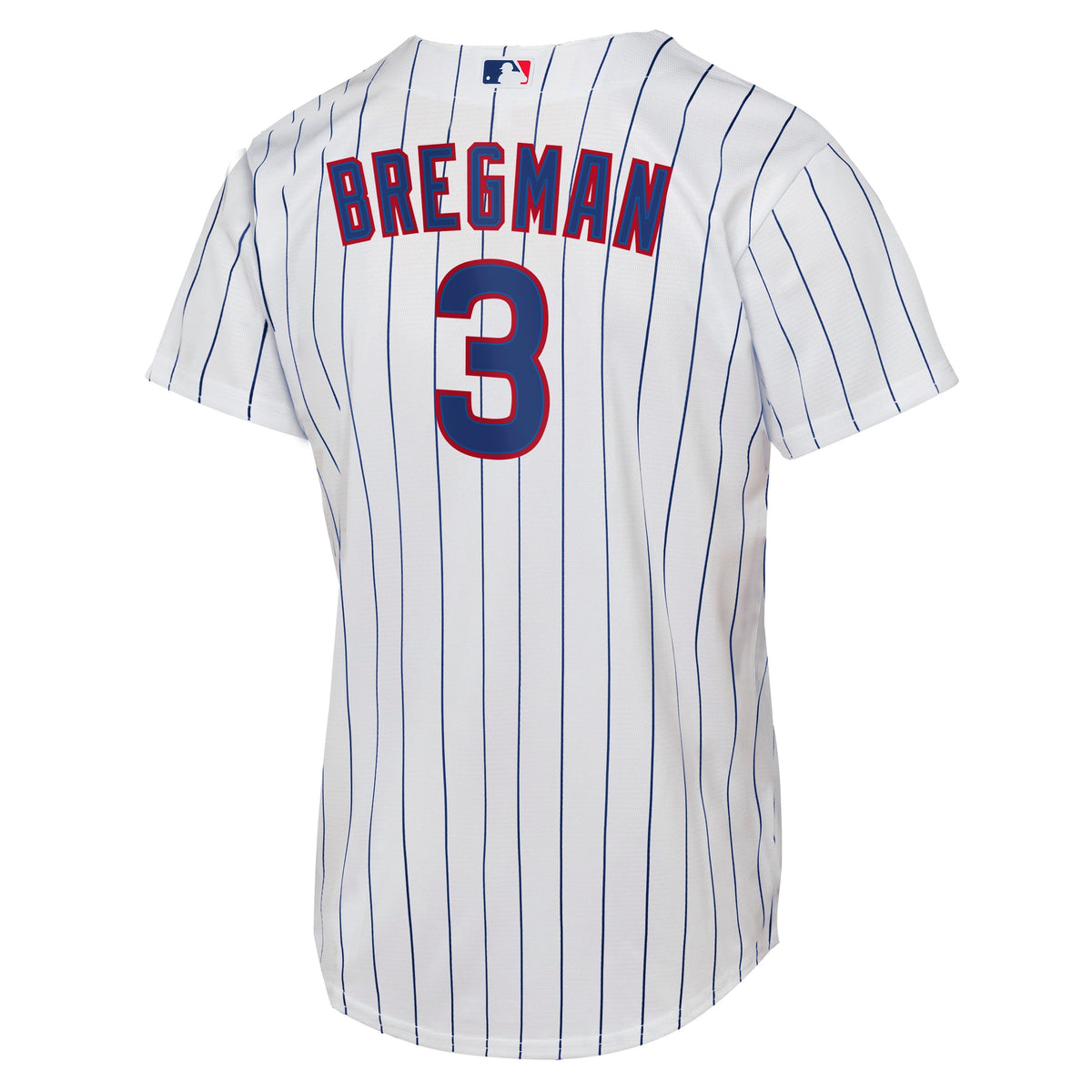 Youth Chicago Cubs Alex Bregman White Home Baseline Replica Jersey