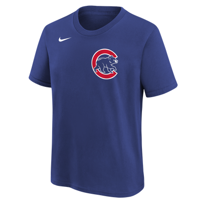 Youth Chicago Pete Crow-Armstrong Royal Blue Nike Name And Number Tee