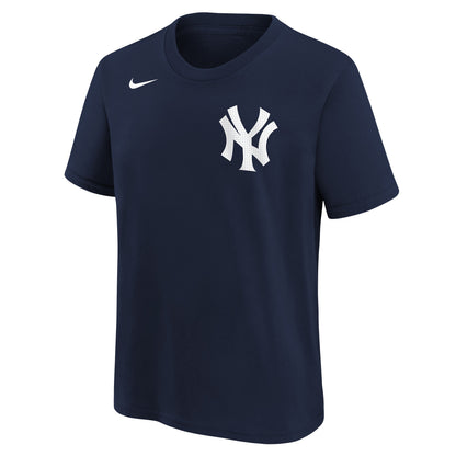 Camiseta juvenil Anthony Volpe New York Yankees azul marino Nike con nombre y número